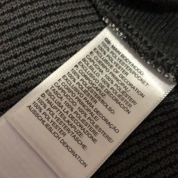 NWT🎉The NorthFace Sibley Hoodie/Jacket-Charcoal-Sz S-Full Zip Front-Zip Pockets - Picture 15 of 16